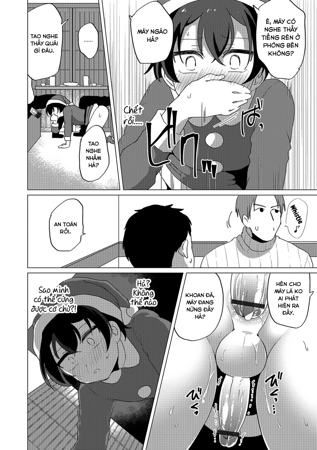 Đọc truyện hentai Miniskirt Santa-kun no Sekkyaku - Oneshot