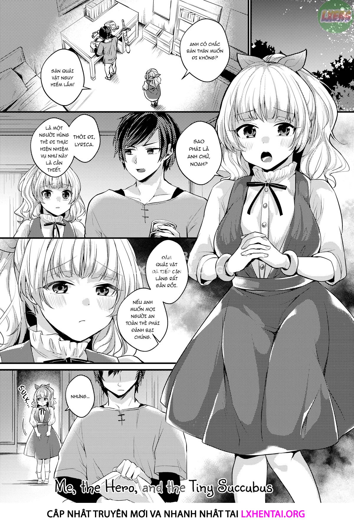 Đọc truyện hentai Ngất ngây ngọt ngào nóng bỏng Chap 8 Me, the Hero, and the Tiny Succubus