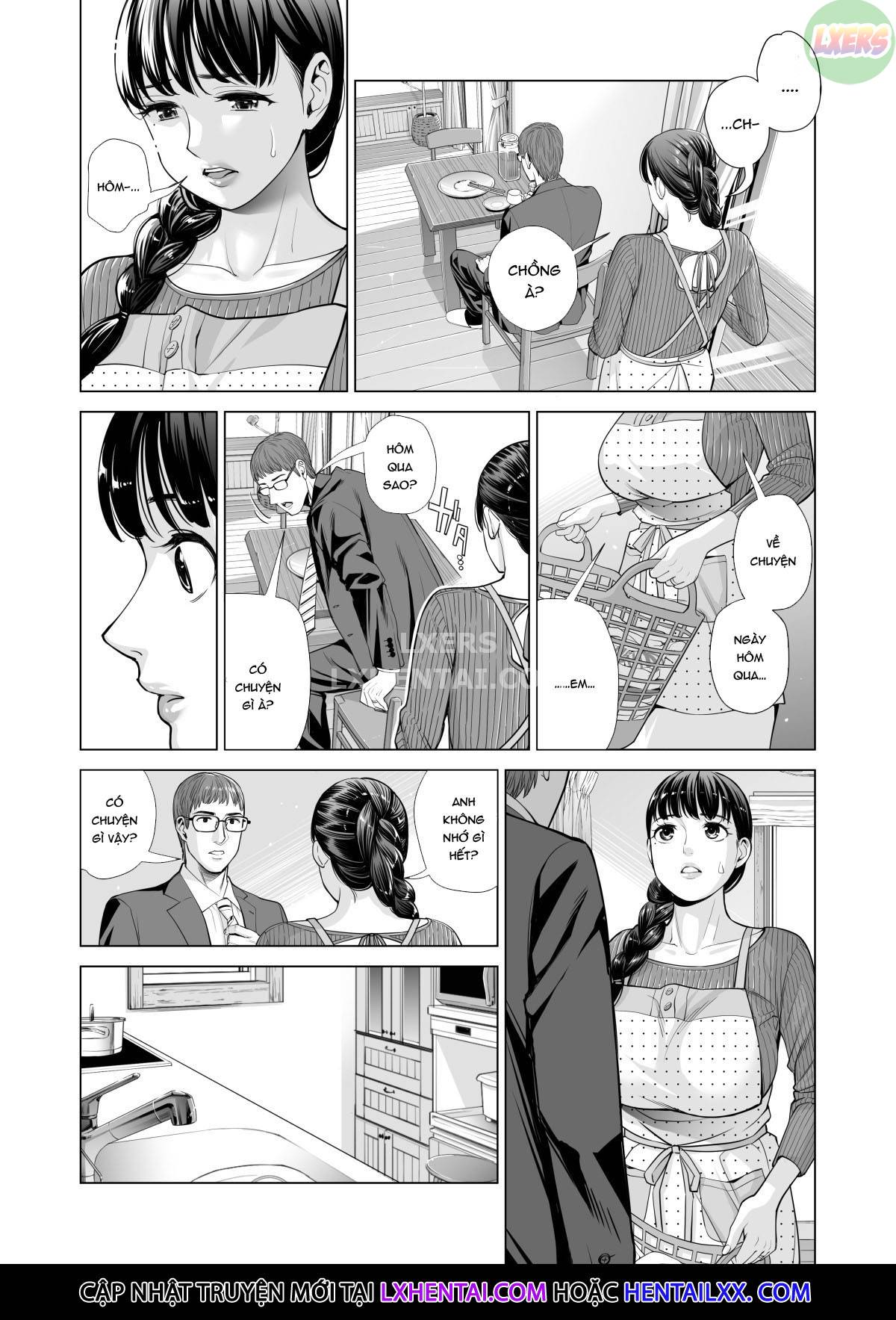 Đọc truyện hentai A Housewife Stolen By A Coworker Besides Her Blackout Drunk Husband - Chap 2