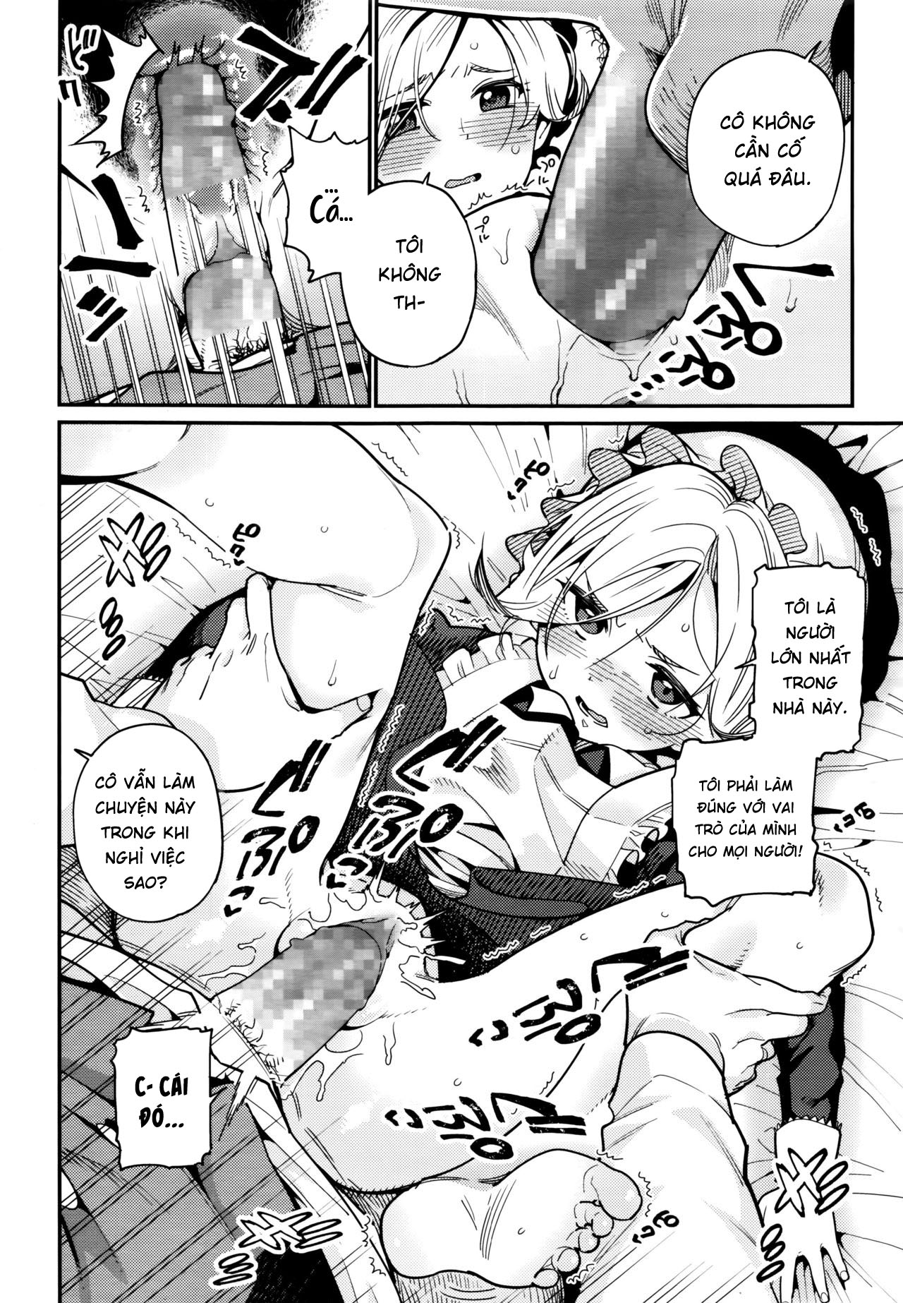 Đọc truyện hentai Truyện tình cậu chủ nhỏ và cô hầu gái - Oneshot nứng