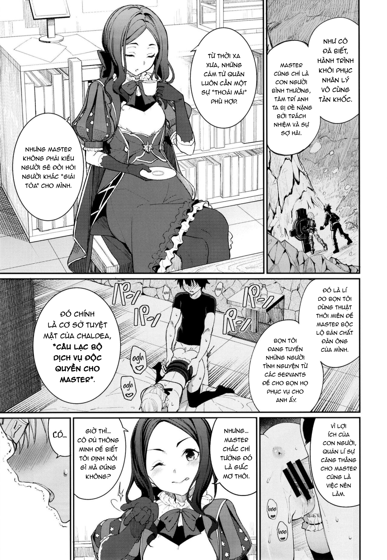 Đọc truyện hentai [Coffee Maker (Asamine Tel)] Master Senzoku Housi Club (Fate/Grand Order) - Oneshot