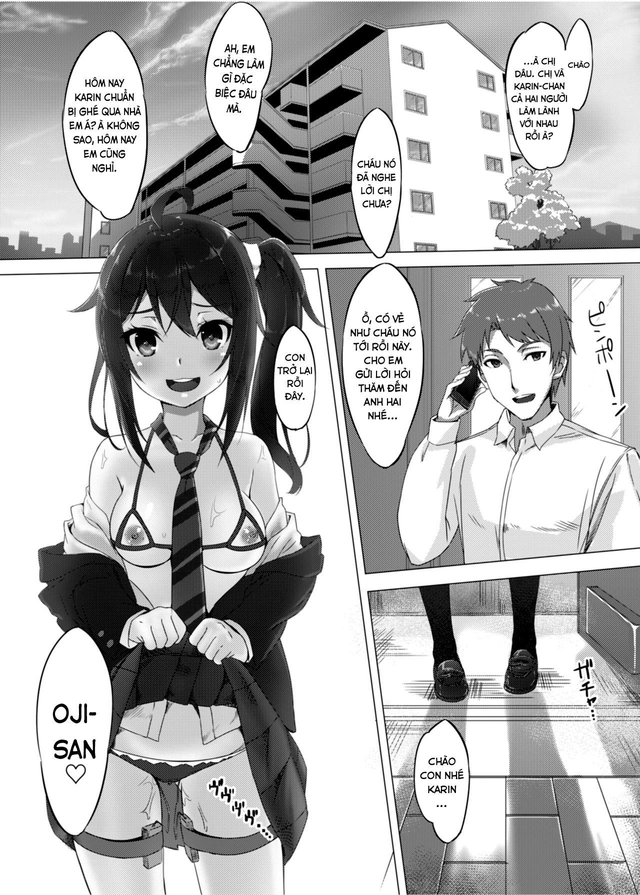 Đọc truyện hentai Nhất ký huấn luyện bé Karin tại nhà - Oneshot