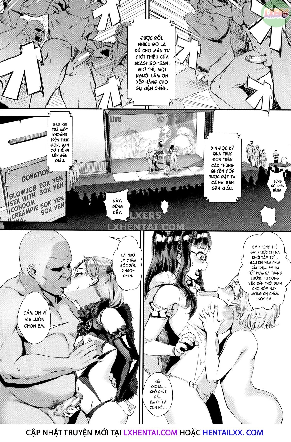 Đọc truyện hentai Gakuen Rankou Chap 2