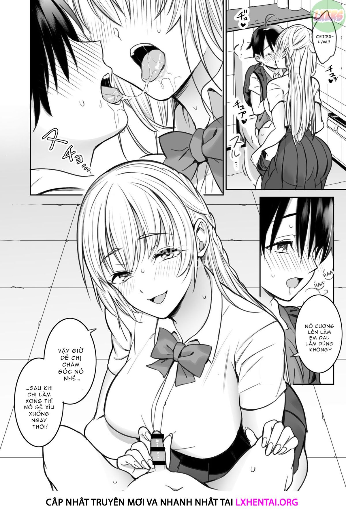 Đọc truyện hentai A Story About The Lewd Things The Onee-San I Met At The Library Does To Me - Oneshot
