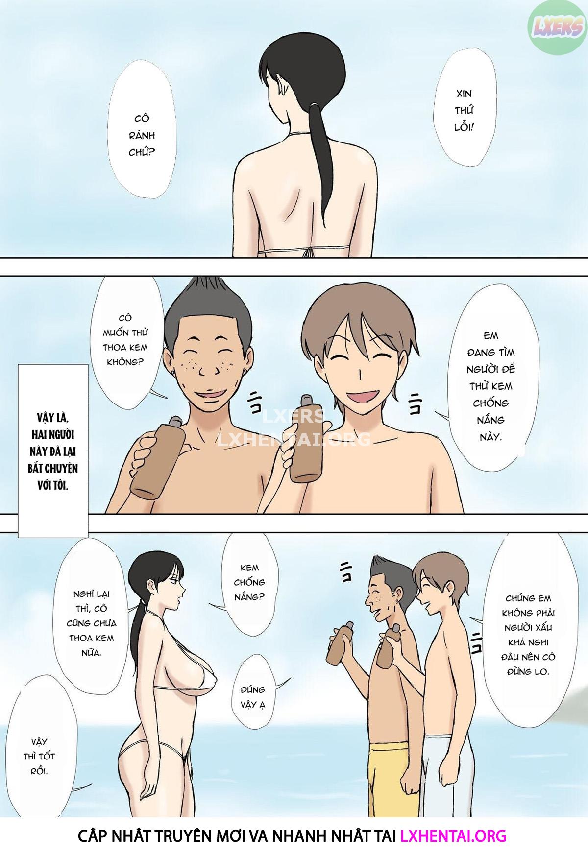 Đọc truyện hentai Karamare Tsuma No Kyouko-San Abunai Kaisuiyoku Hen + Zetsurin Gikei Hen Oneshot