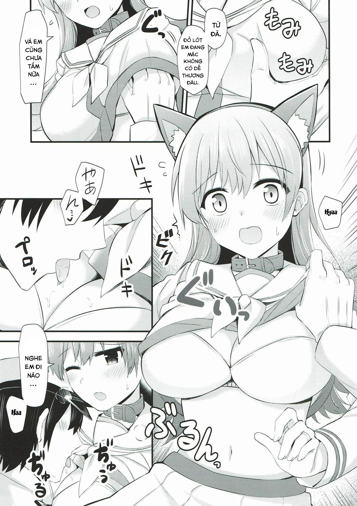 Đọc truyện hentai Ooi! Đeo tai mèo lên đi! (Kantai Collection -KanColle-) - Oneshot
