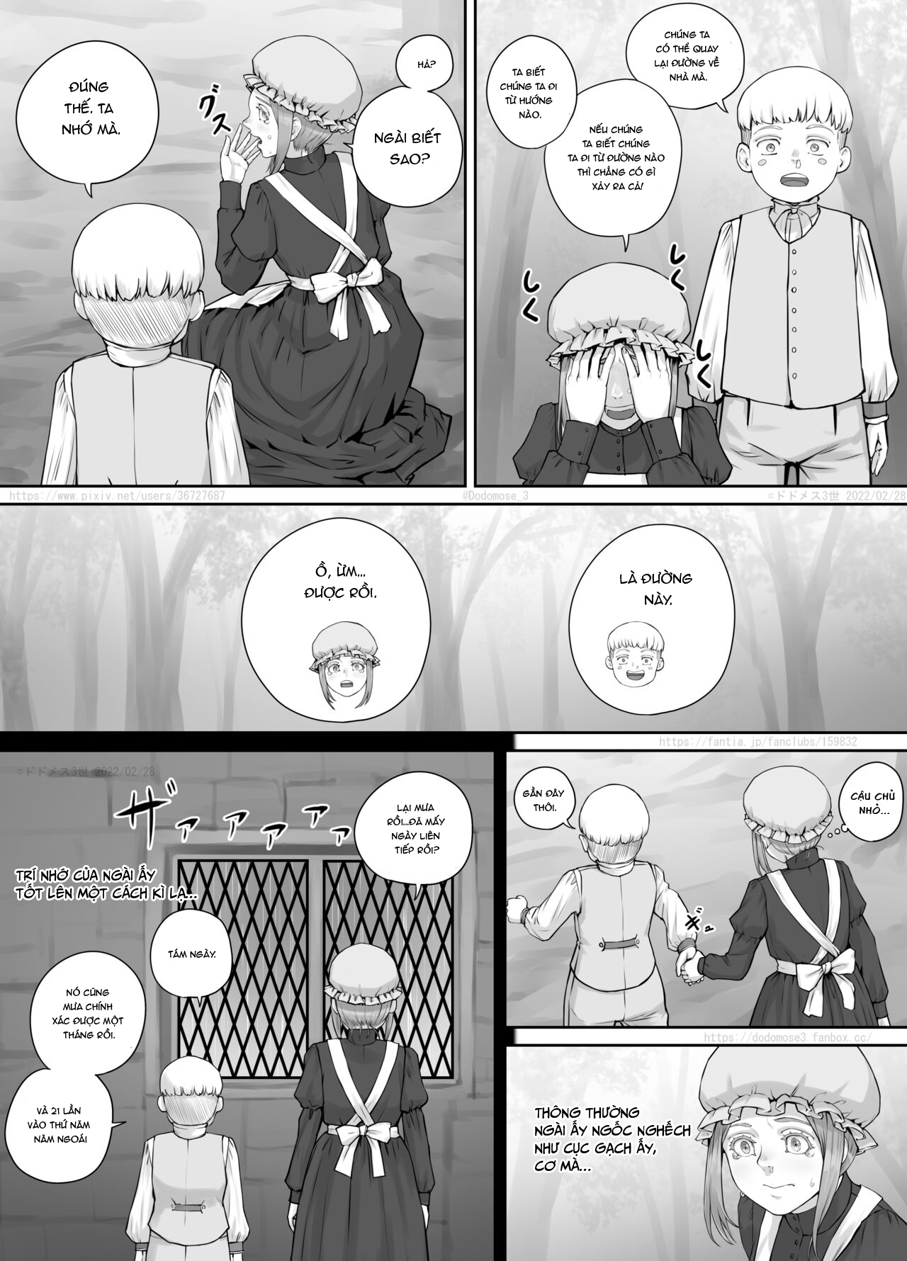 Đọc truyện hentai Manga hầu gái và tu sĩ - Oneshot.