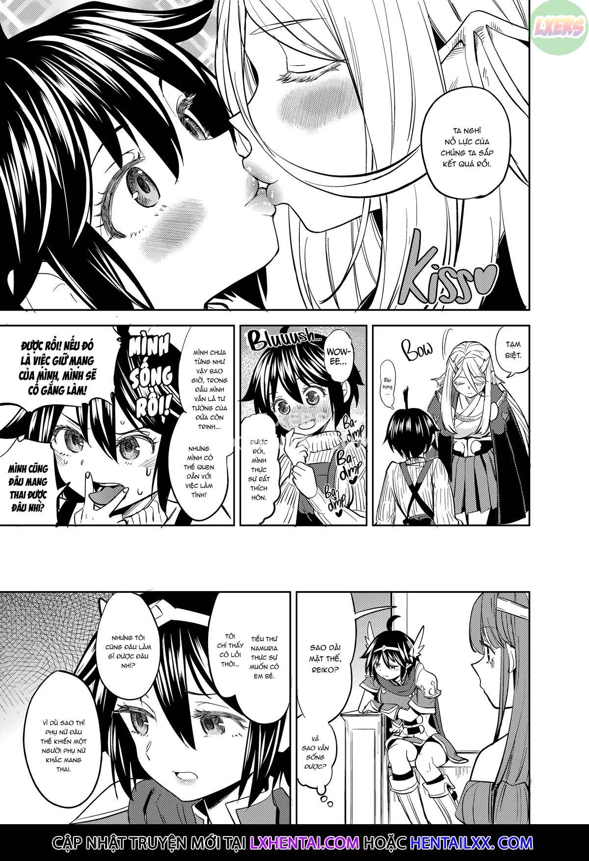 Đọc truyện hentai Tái sinh thành một nữ anh hùng có 5 người vợ quỷ - Chap 2