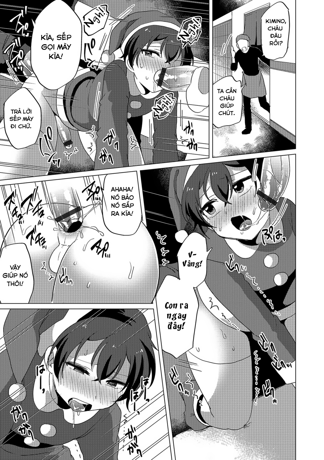 Đọc truyện hentai Miniskirt Santa-kun no Sekkyaku - Oneshot
