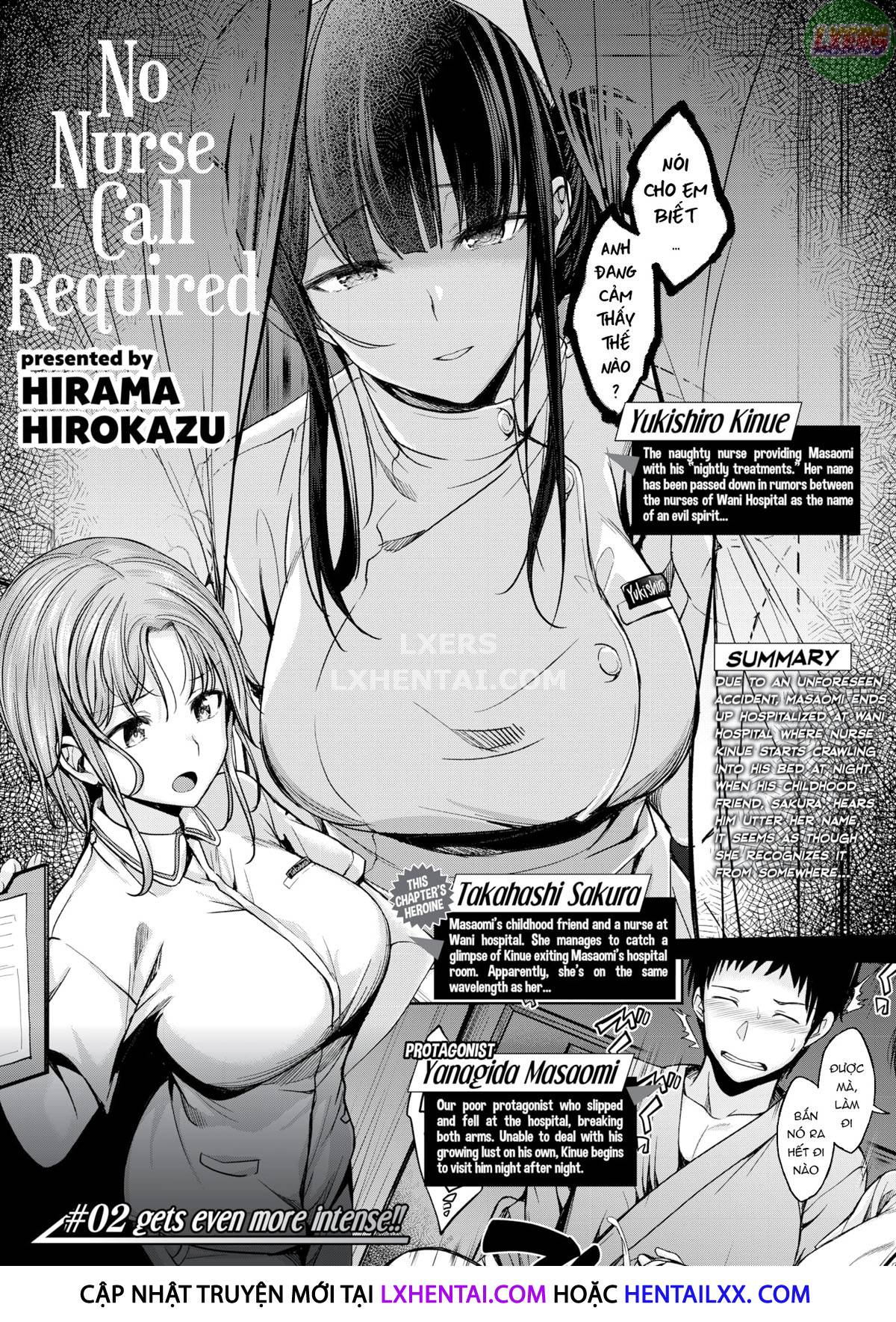 Đọc truyện hentai Không cần gọi y tá - Chap 2
