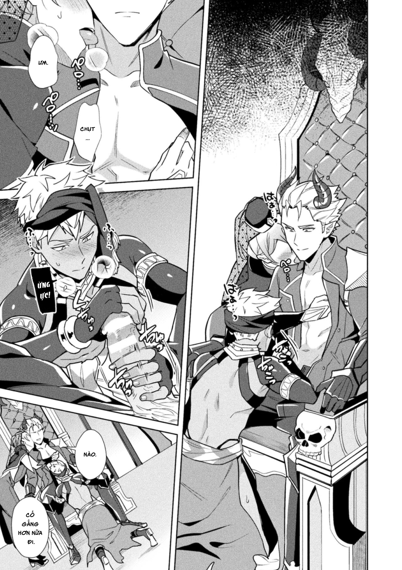 Đọc truyện hentai Kinju no Madousho Saishuu Hanashi Kinju de Yuusha no Nakama o Akuochi Sennou - Chap 1.