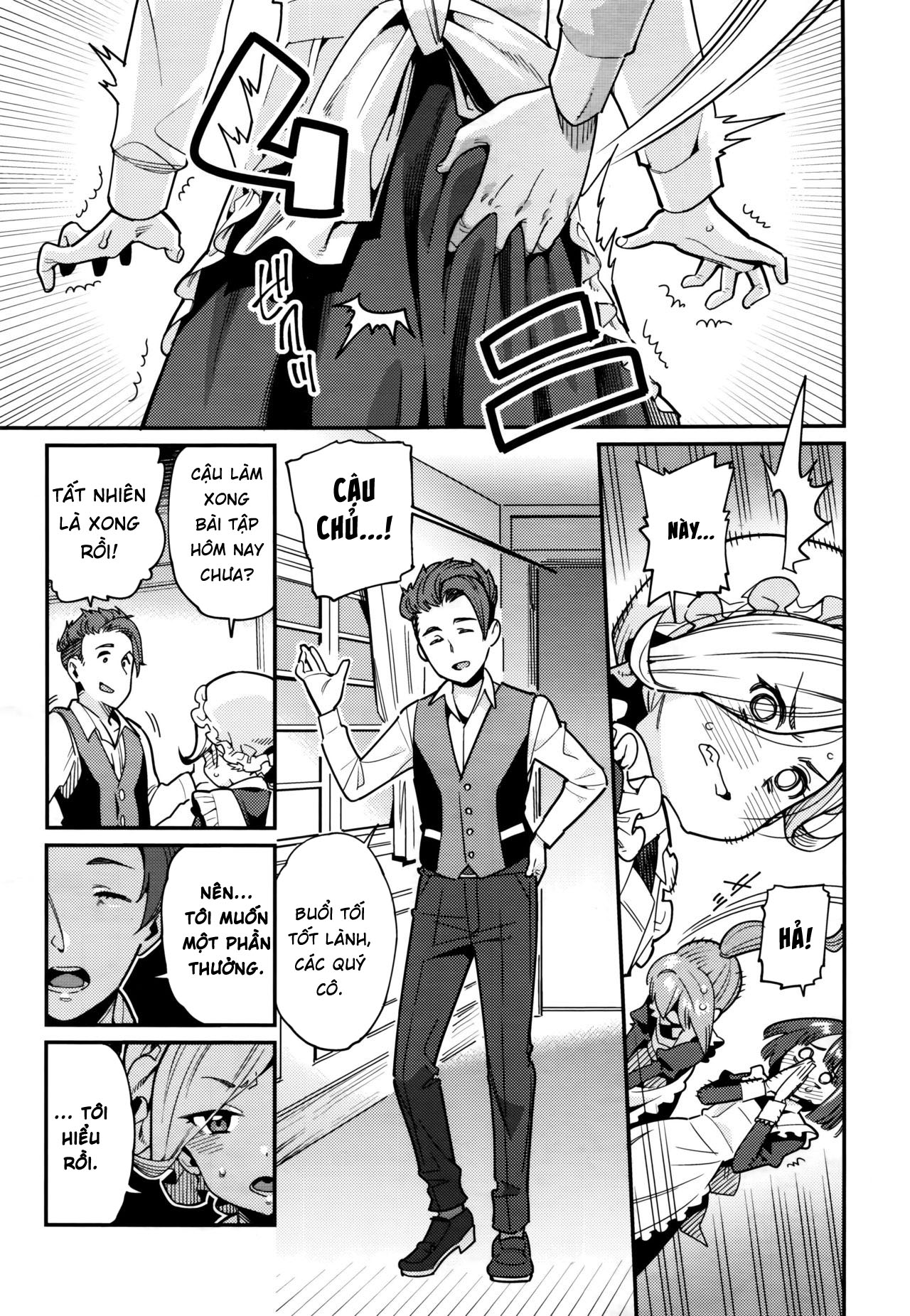 Đọc truyện hentai Truyện tình cậu chủ nhỏ và cô hầu gái - Oneshot nứng