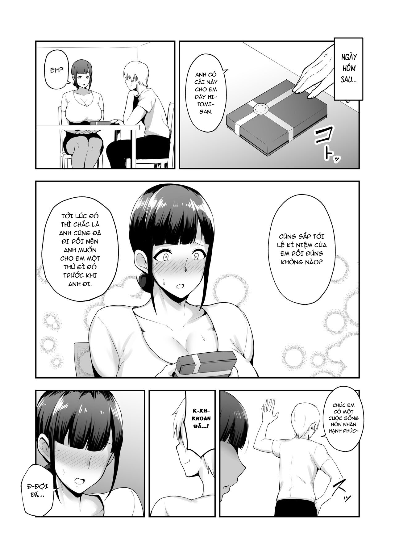 Đọc truyện hentai Netorareta Bakunyuu Seiso Zuma Hitomi - Chap 2