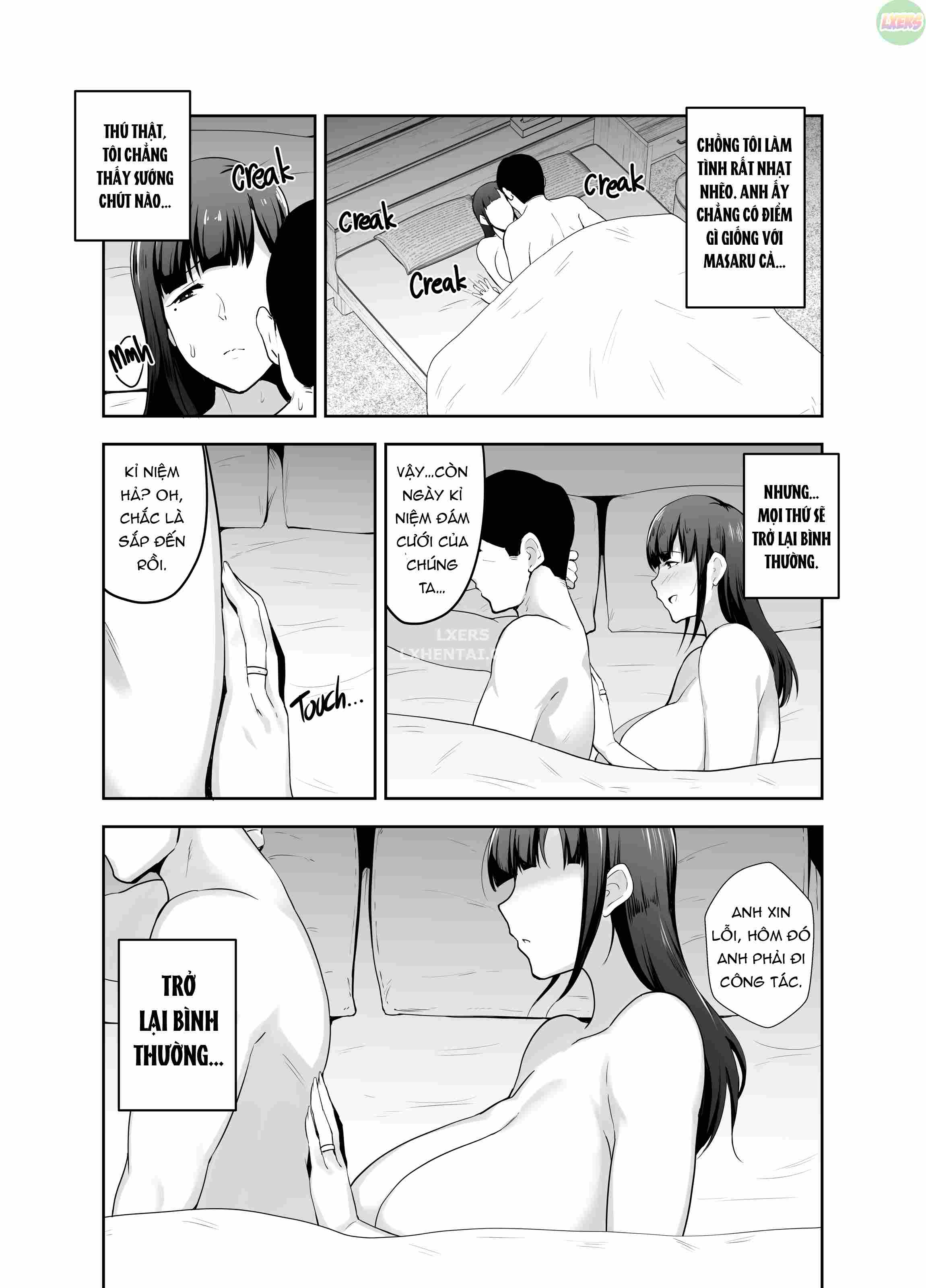 Đọc truyện hentai Netorareta Bakunyuu Seiso Zuma Hitomi - Oneshot - Không che