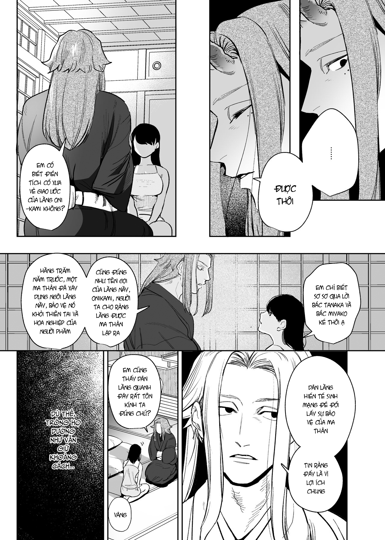 Đọc truyện hentai Hậu duệ ma thần và trinh nữ hiến thân - Chap 2