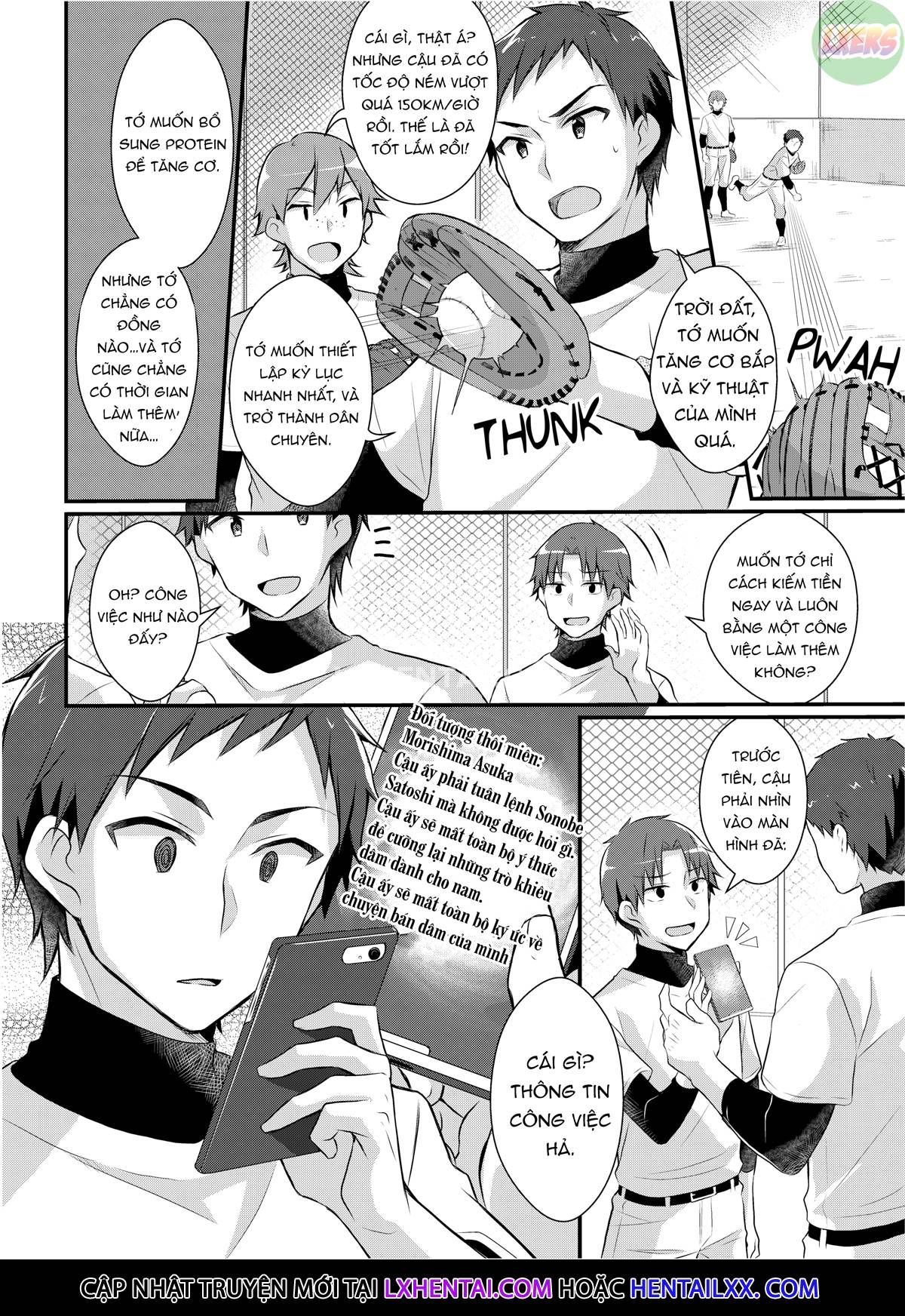 Đọc truyện hentai Cựu Á quân của đội bóng chày là một cô gái điếm - Oneshot