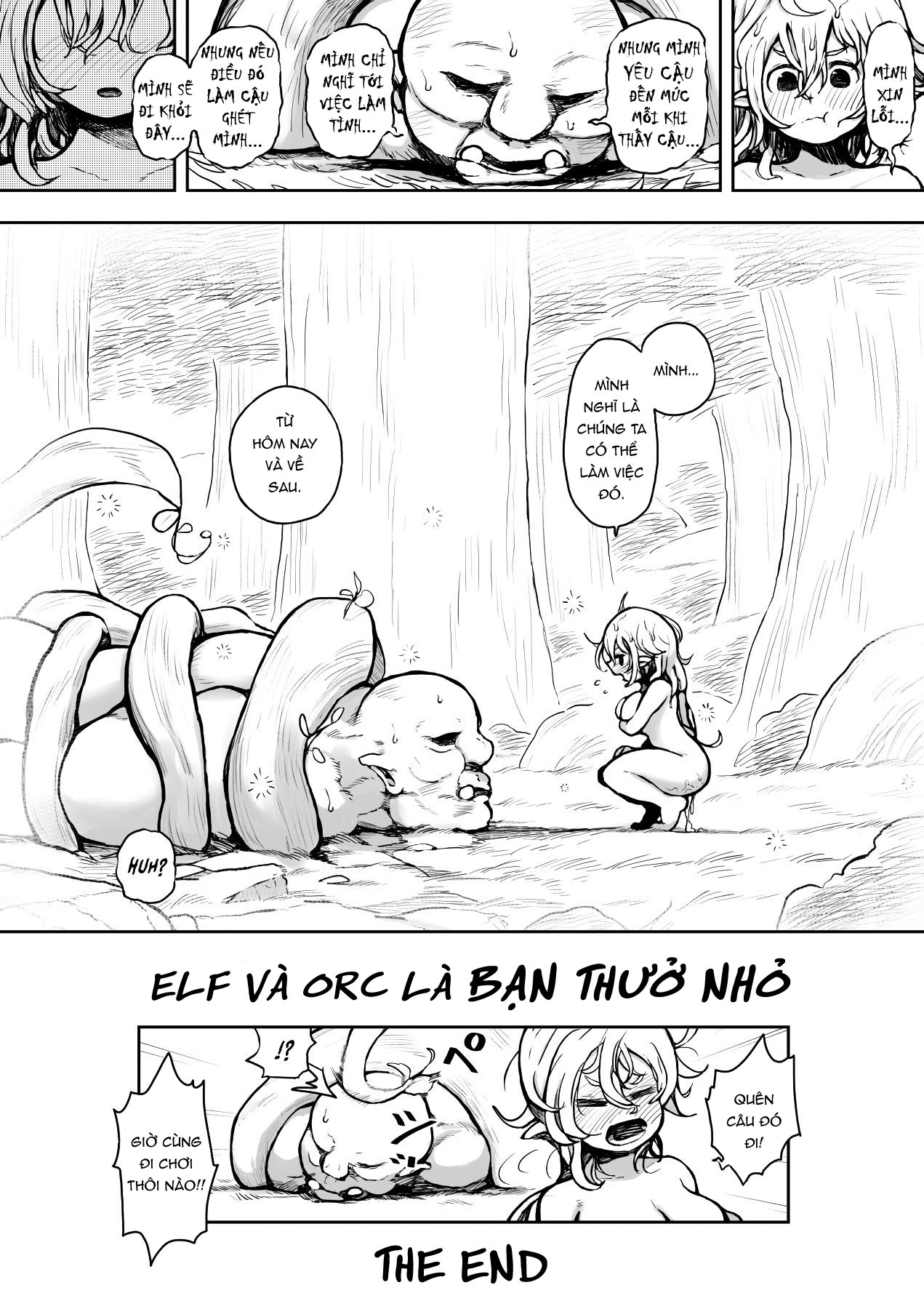 Đọc truyện hentai Elf và Orc là bạn thưở nhỏ - Oneshot