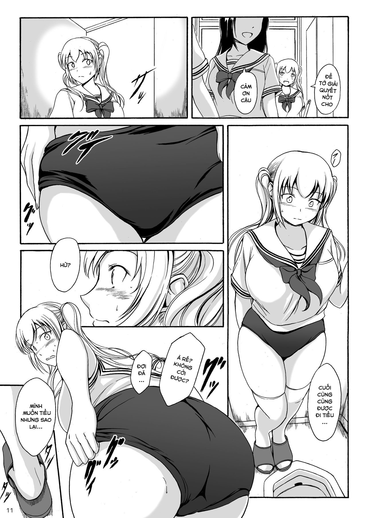 Đọc truyện hentai Hainyou Shoujo Hinako no Oshikko Biyori - Oneshot