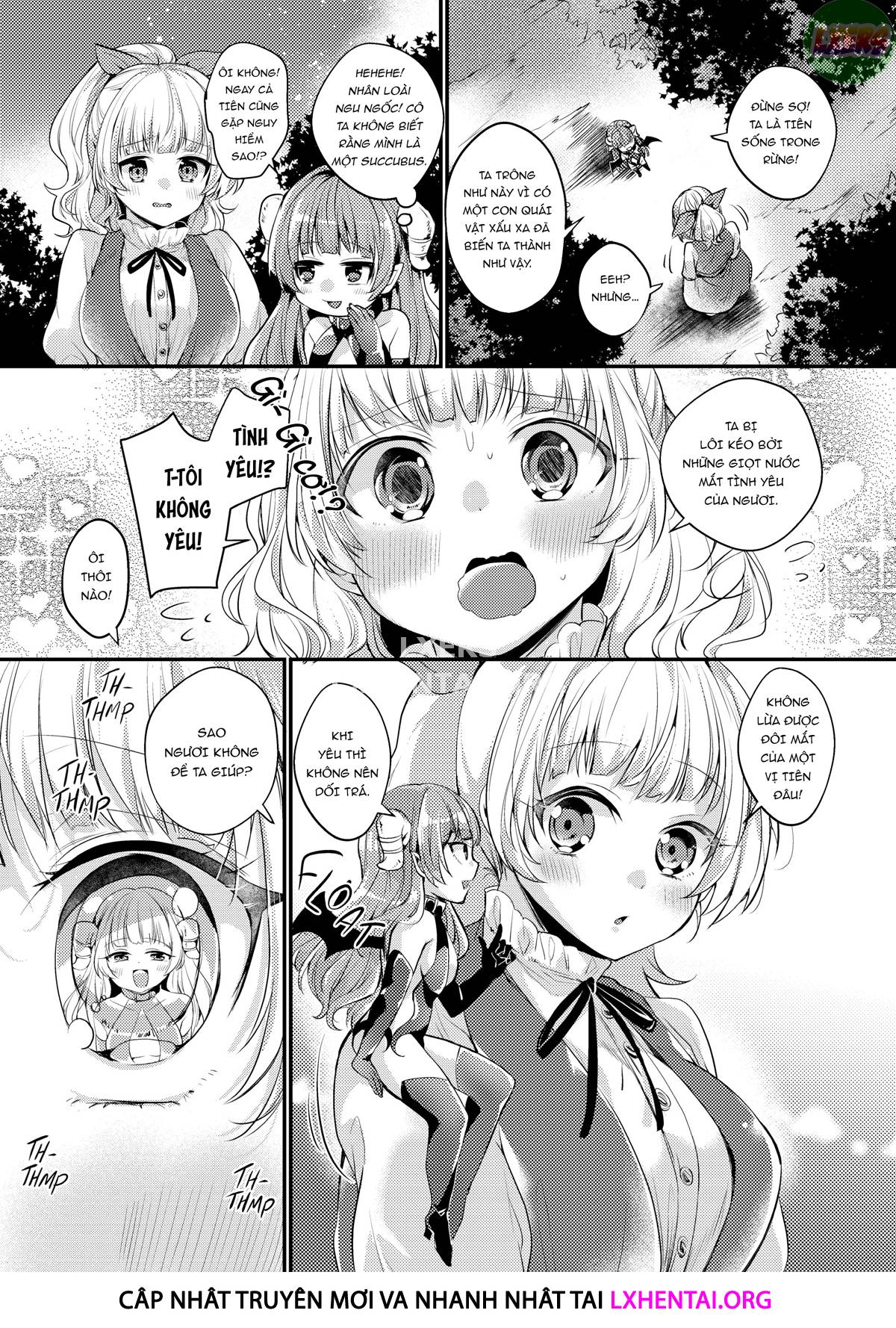 Đọc truyện hentai Ngất ngây ngọt ngào nóng bỏng Chap 8 Me, the Hero, and the Tiny Succubus