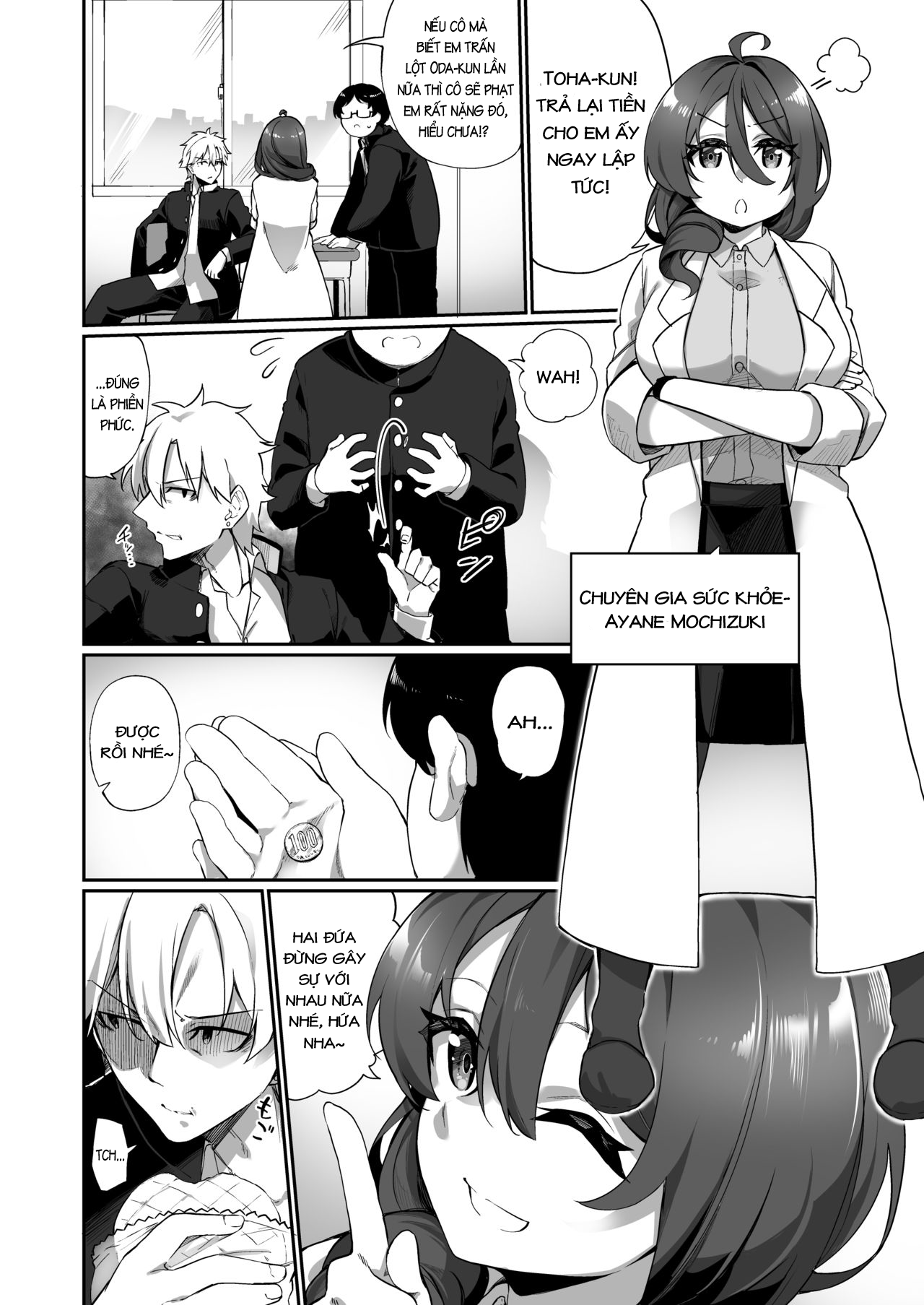 Đọc truyện hentai Ninshin Shussan Taiken Gakushuu no Kyouzai ni Sareta Ore - Oneshot