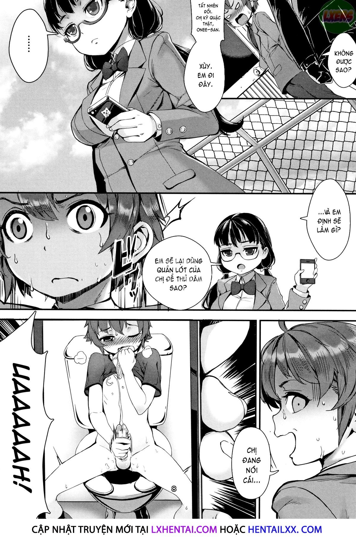 Đọc truyện hentai Gakuen Rankou Chap 7 END