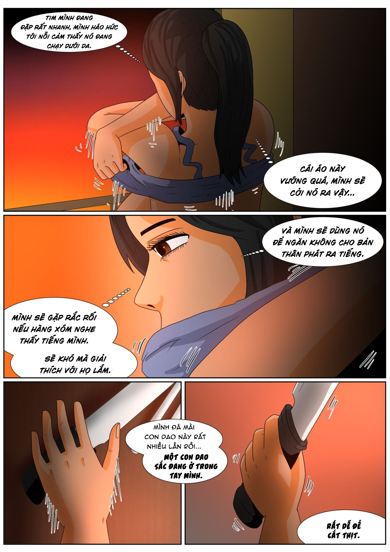 Đọc truyện hentai Adinda - Cô Gái Hảo Thịt - Chap 1: Nhà đi vắng