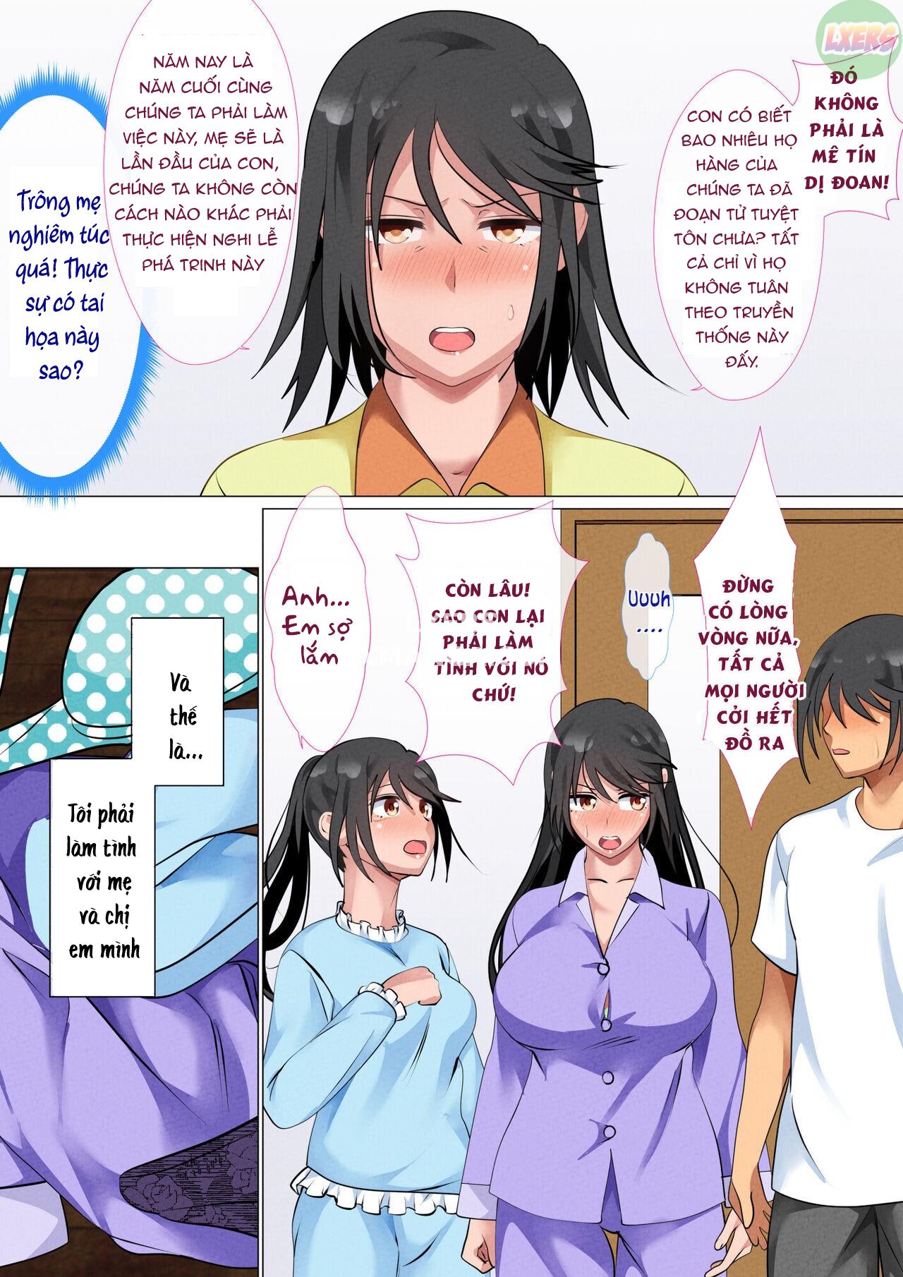 Đọc truyện hentai Kazoku De Musuko O Fudeoroshi Suru Narawashi Ga Sonzai Suru Kakei - Oneshot