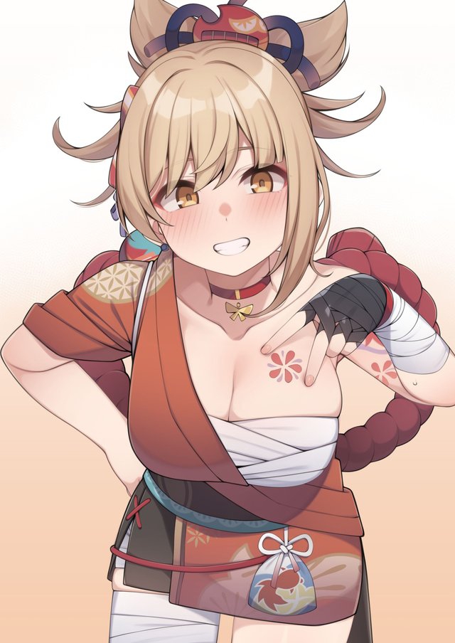 Đọc truyện hentai Nếu Yoimiya bị quân Mạc phủ bắt - Oneshot