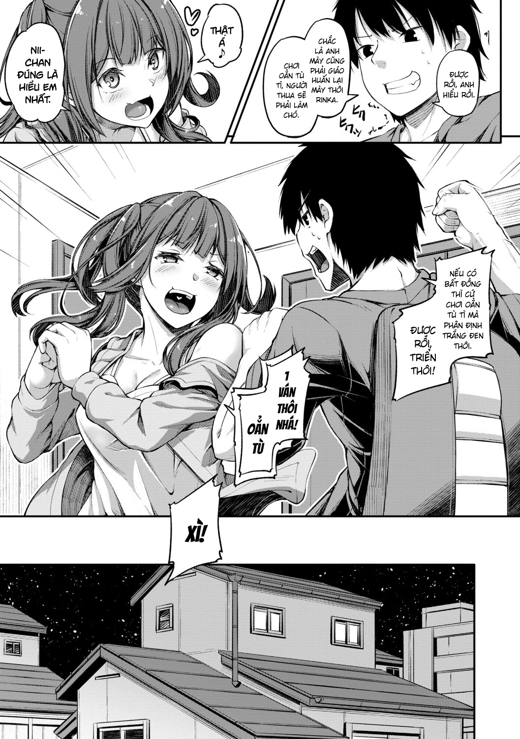 Đọc truyện hentai Nếu thua Onii-chan, bọn tôi sẽ làm tình! ~ Oẳn tù tì - Chap 2