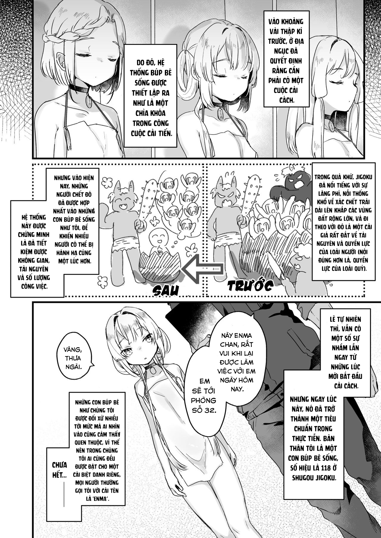 Đọc truyện hentai Enma-chan, búp bê ở địa ngục. Oneshot