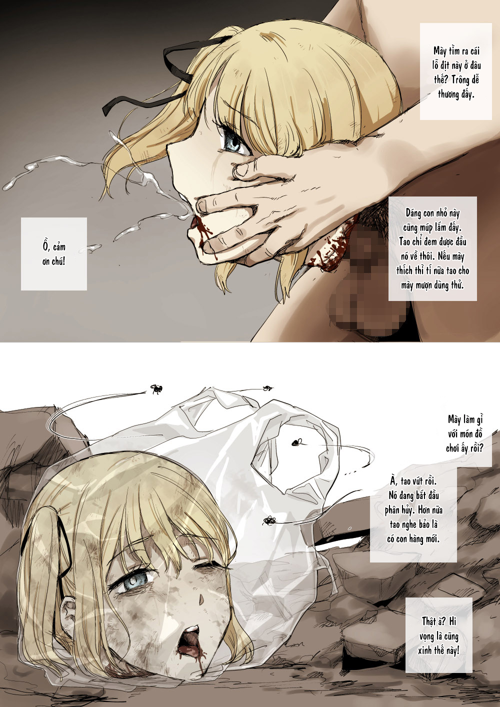 Đọc truyện hentai Tuyển Tập Truyện Ngắn Về Chiến Tranh Của Kubikiri - Cái Chết Của Alicia - Corpse Verification - Alicia Death