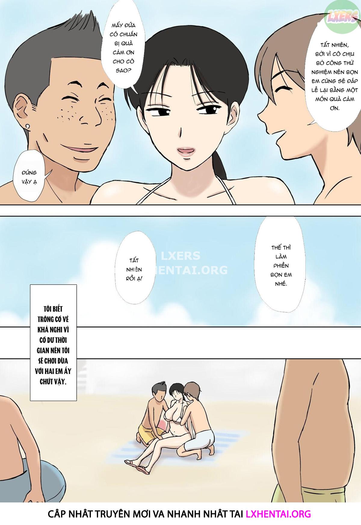 Đọc truyện hentai Karamare Tsuma No Kyouko-San Abunai Kaisuiyoku Hen + Zetsurin Gikei Hen Oneshot