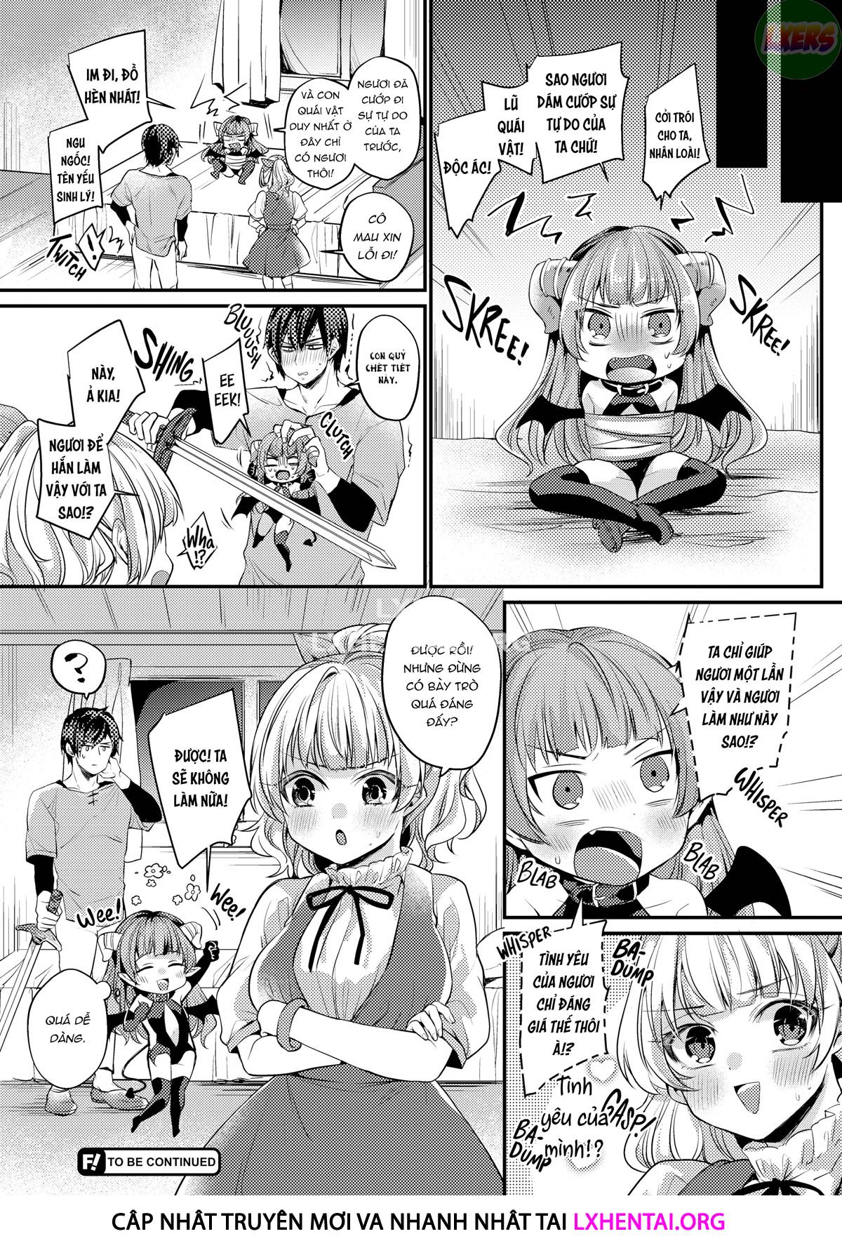 Đọc truyện hentai Ngất ngây ngọt ngào nóng bỏng Chap 8 Me, the Hero, and the Tiny Succubus