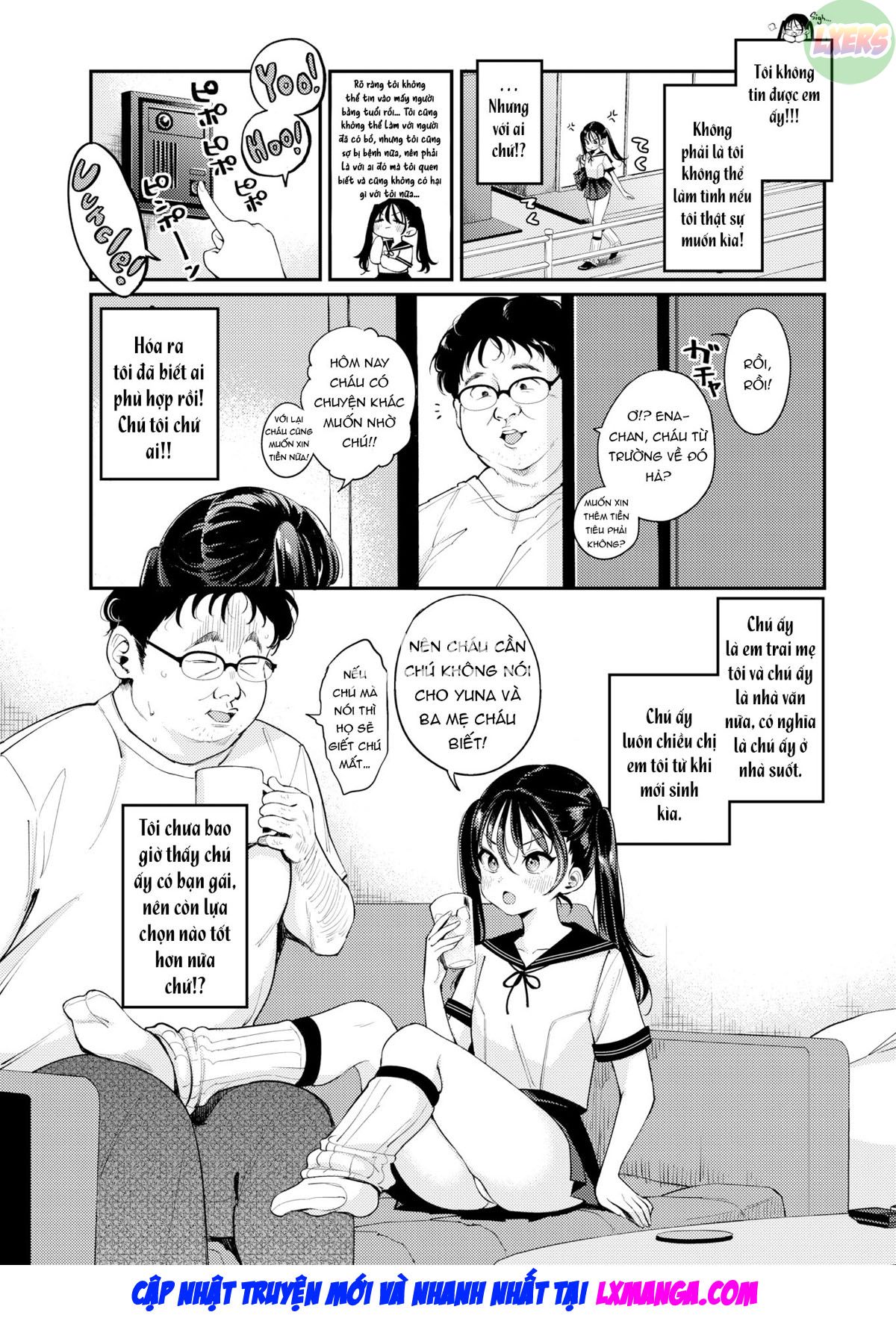 Đọc truyện hentai Chú và 2 cháu song sinh - Oneshot