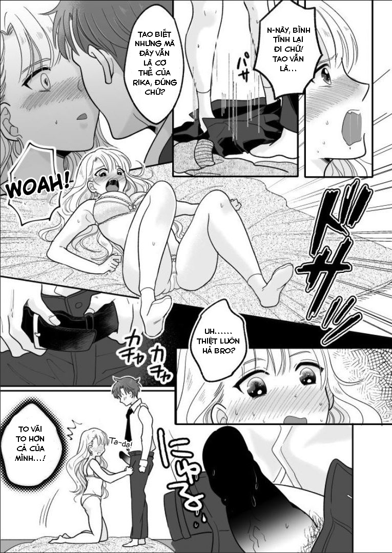 Đọc truyện hentai Câu chuyện về việc tôi đã hoán đổi cơ thể với một gyaru dễ thương và bị địt bởi thằng bạn thân - Oneshot