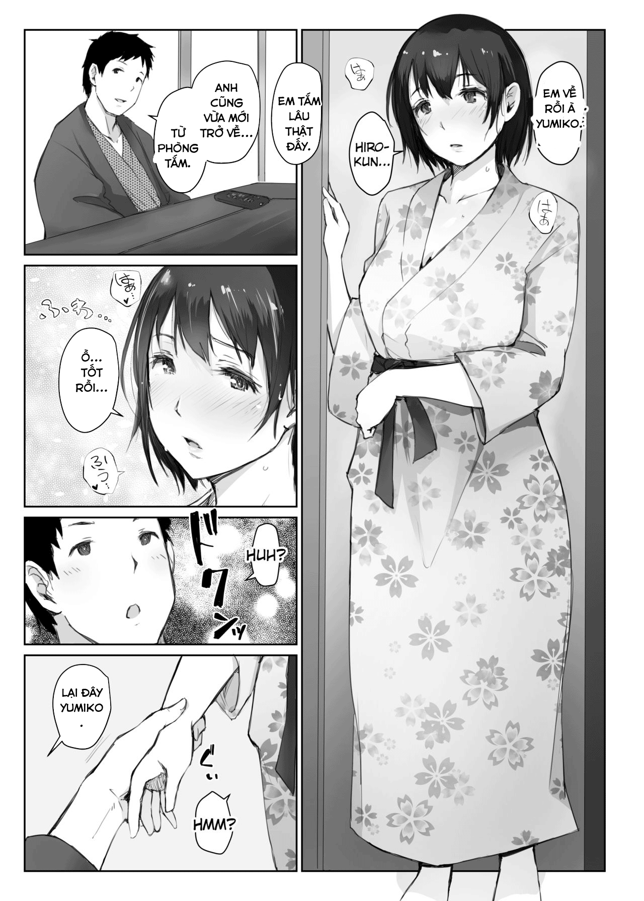 Đọc truyện hentai Hitozuma To NTR Chounai Ryokou -Futsukame- - Oneshot