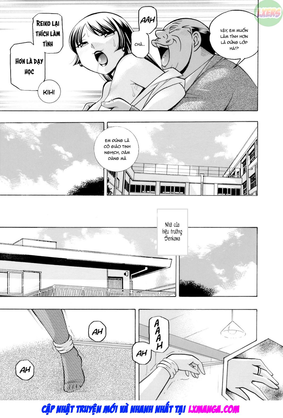 Đọc truyện hentai Nữ giáo viên dâm đãng và em học sinh may mắn - Chap 10 - END