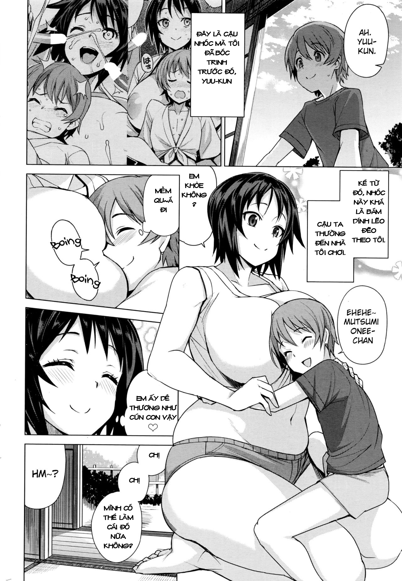Đọc truyện hentai Mutsumi-san no Hanshoku Katsudou Kiroku Chap 3: Mùa hè sôi động!