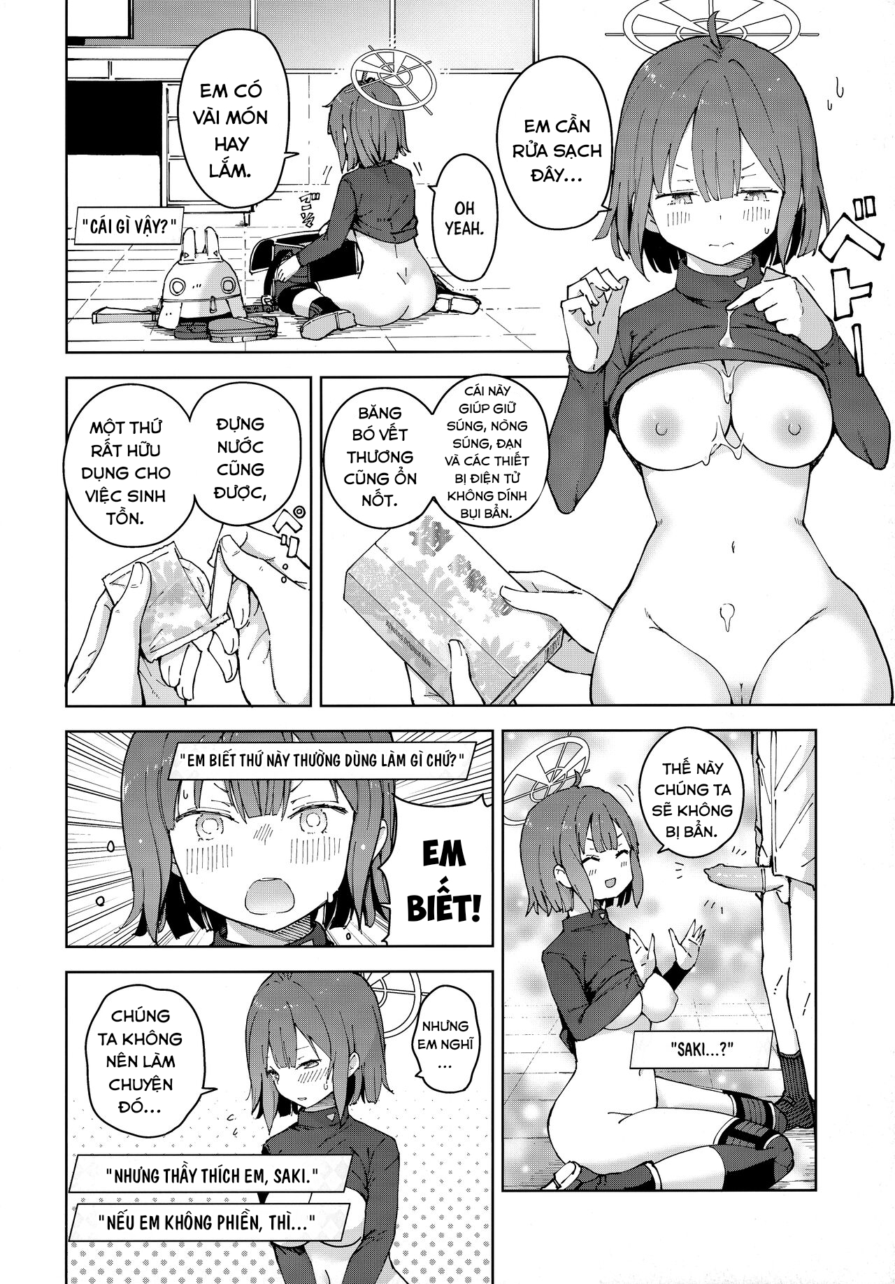 Đọc truyện hentai Tôi nứng sau khi ngửi mùi của Saki - Oneshot