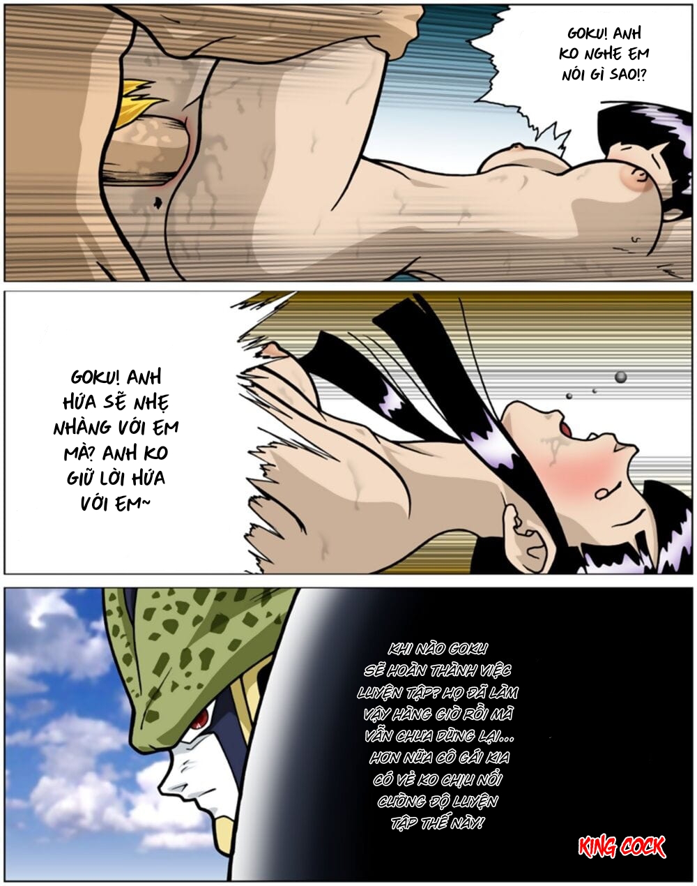 Đọc truyện hentai Giờ mới biết trước ngày đánh với cell goku luyện tập thế nào Chap 1