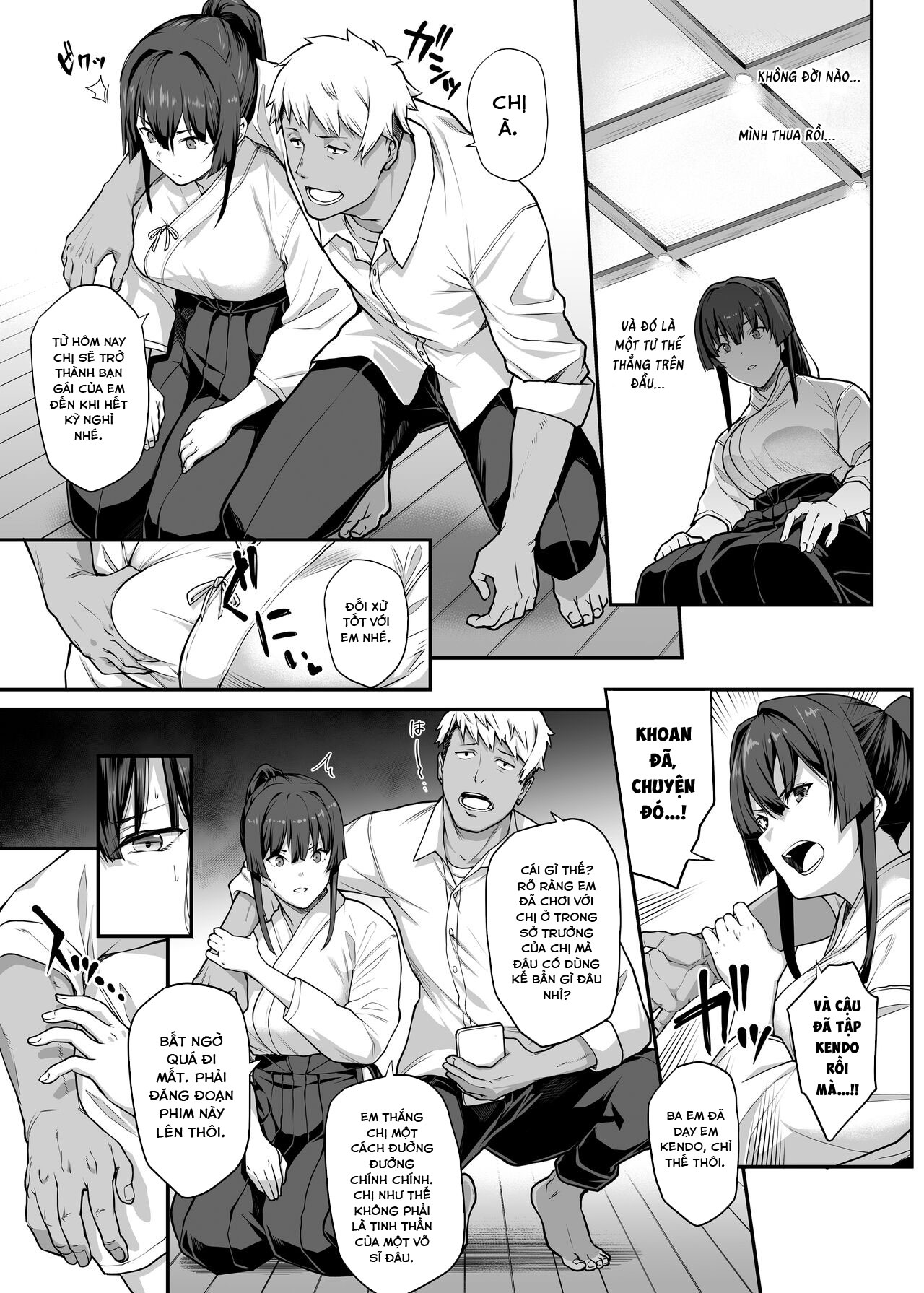 Đọc truyện hentai Lý do tại sao cô bạn gái xinh đẹp và mạnh mẽ của tôi thủ tướng câu lạc bộ kiếm đạo - Oneshot