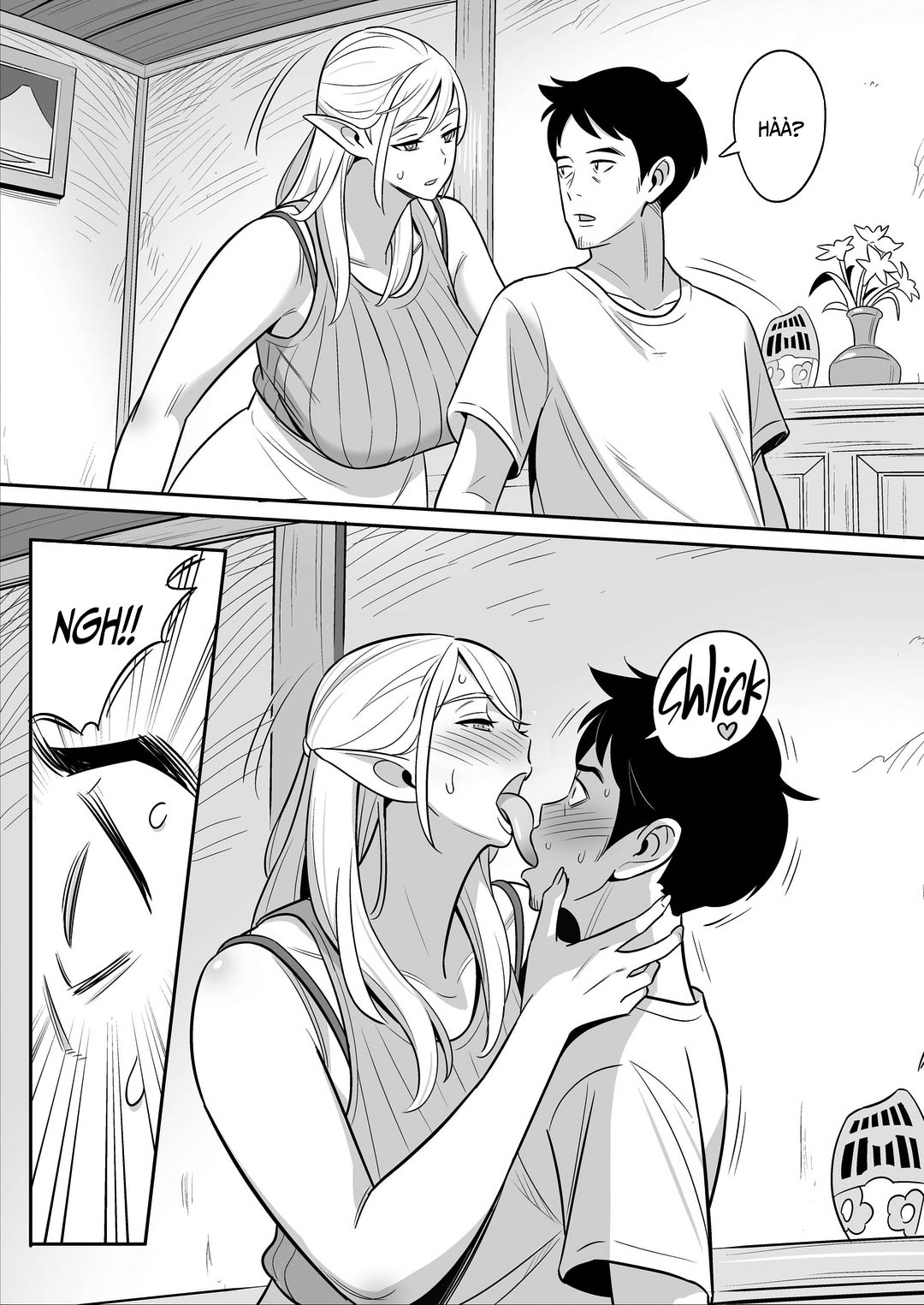 Đọc truyện hentai Ham muốn thím elf của tôi bùng nổ - Oneshot