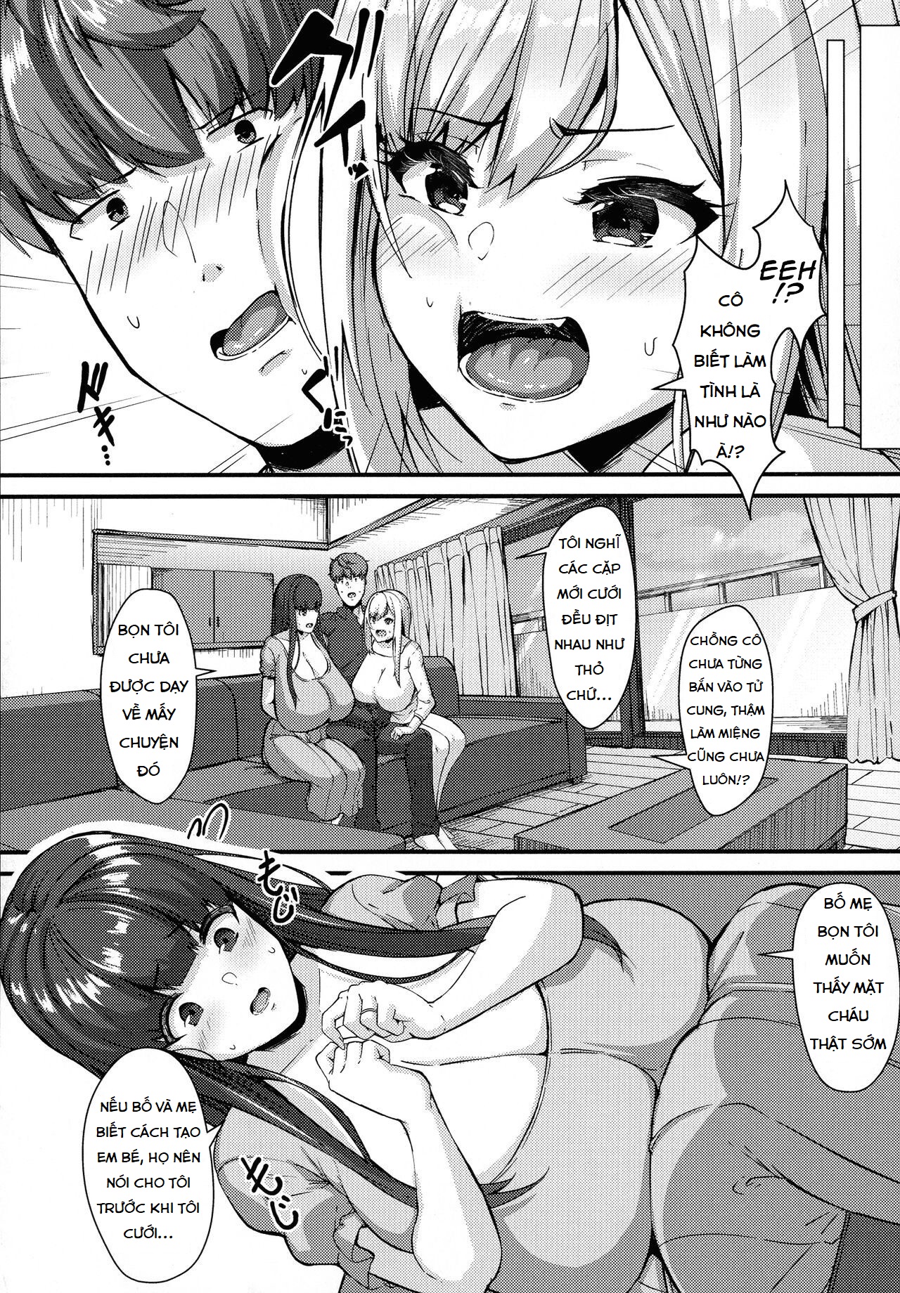 Đọc truyện hentai Biệt thự khoái lạc Con gà trống mê hoặc - Chap 3