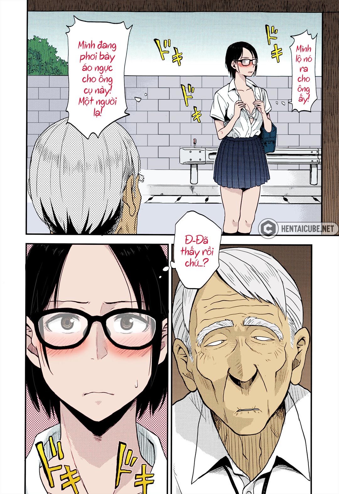 Đọc truyện hentai Sayako tại trạm xe bus - Oneshot
