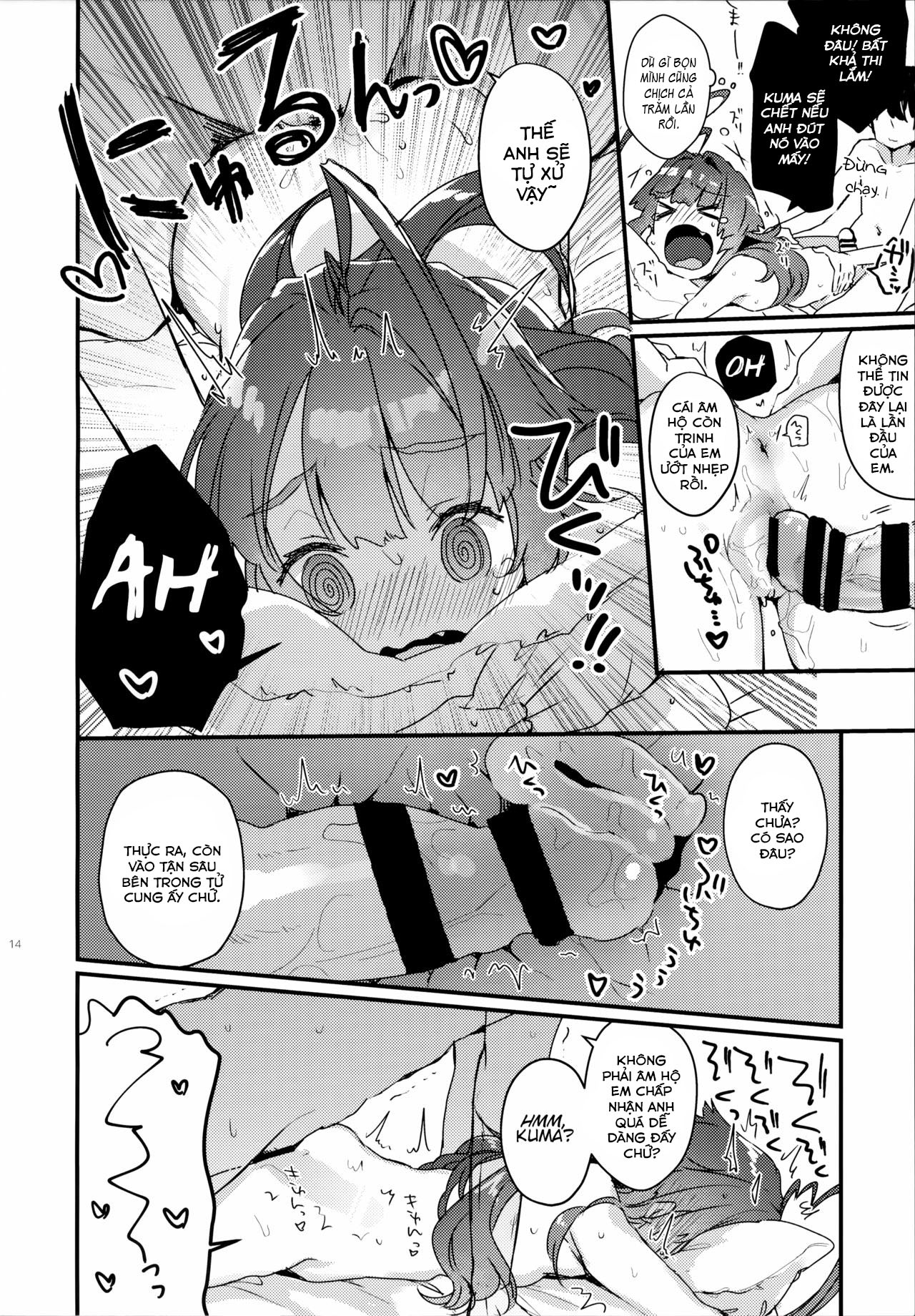 Đọc truyện hentai Zettai Saimin Nante Kakaranai Kuma! - Oneshot