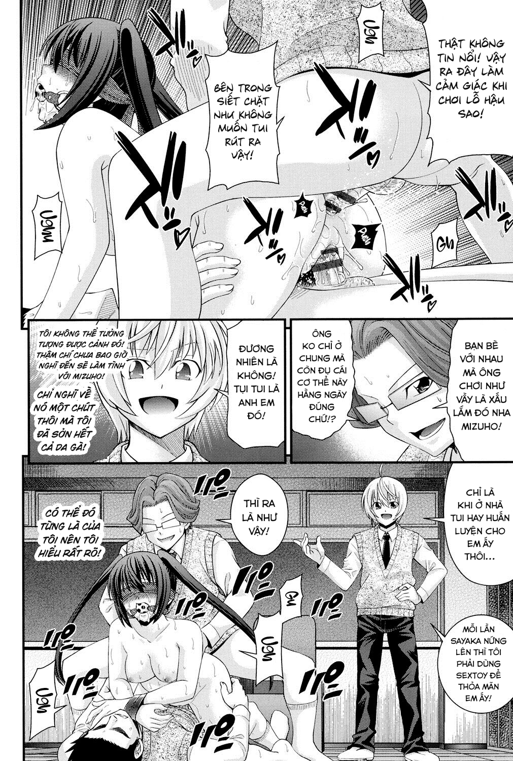 Đọc truyện hentai Hoán đổi với em gái Chap 4