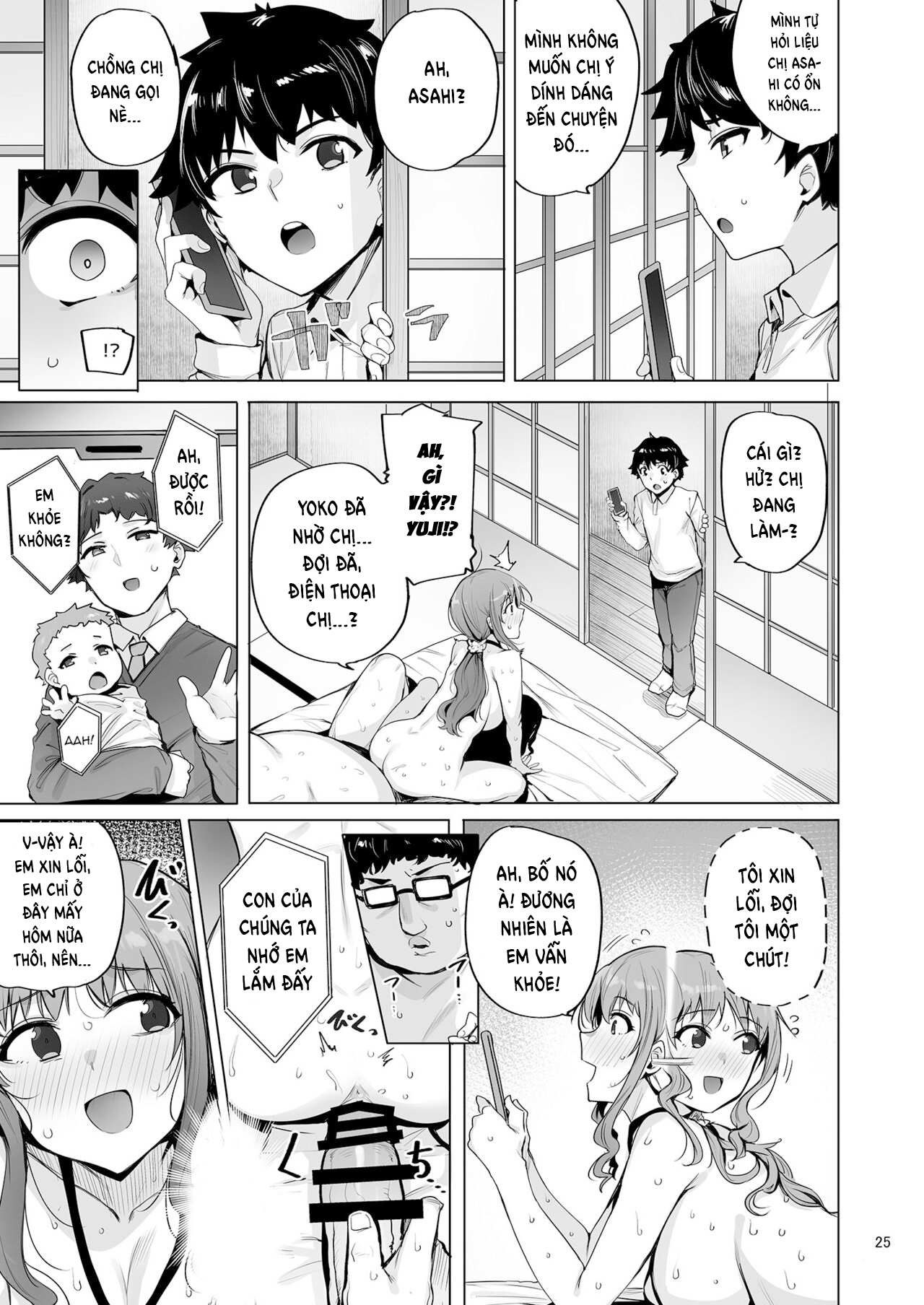 Đọc truyện hentai Nhà trọ của 3 chị em nhà nghèo phục vụ kinh doanh - Chap 3