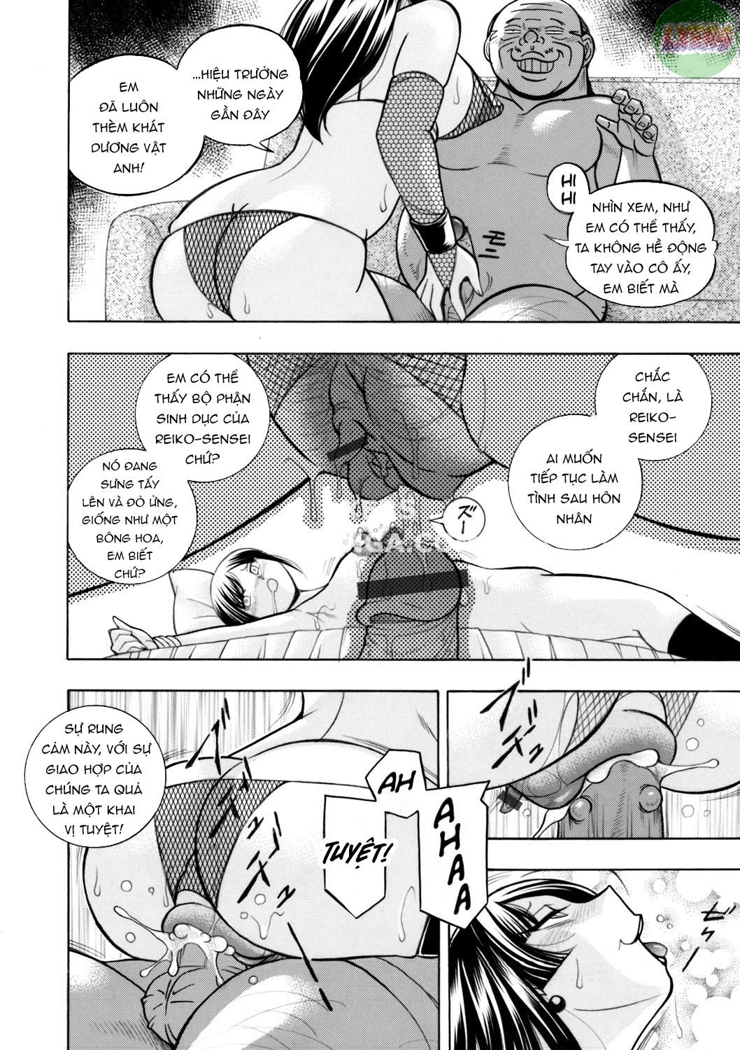Đọc truyện hentai Nữ giáo viên dâm đãng và em học sinh may mắn - Chap 5