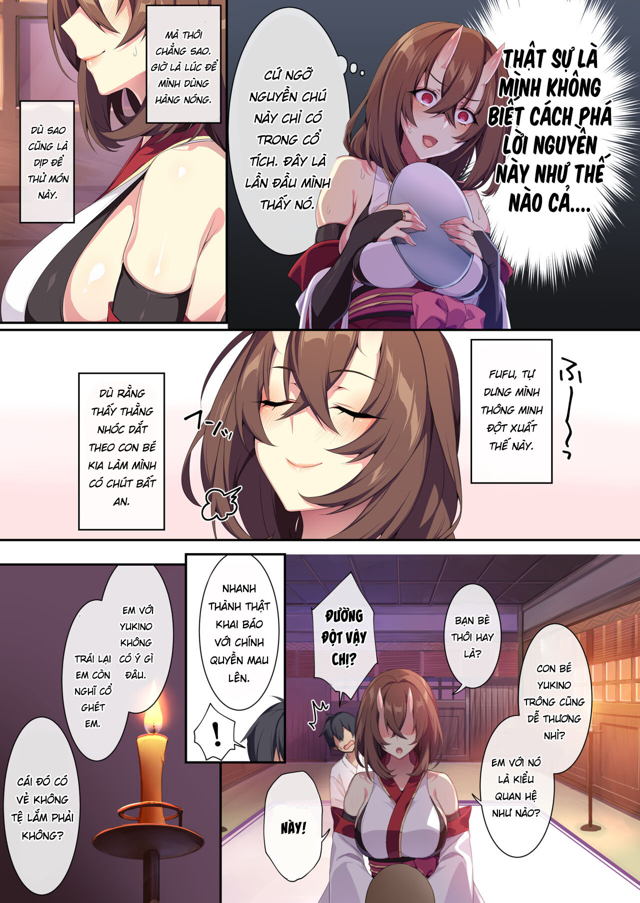 Đọc truyện hentai Tuyết nữ nứnglul và chiếc nhẫn bị nguyển rủa 2 - Chap 1 Địt em vu nữ quỷ