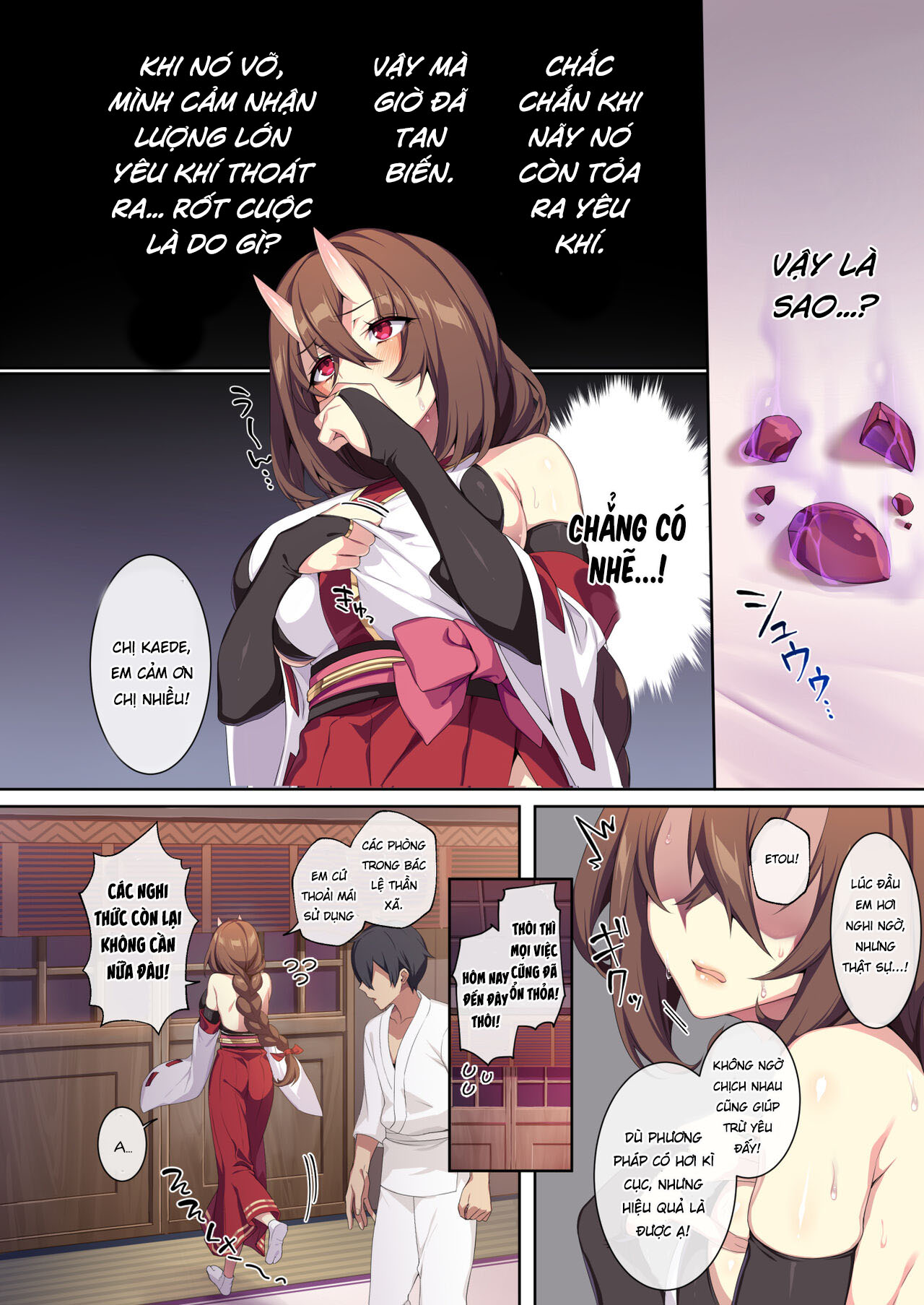 Đọc truyện hentai Tuyết nữ nứnglul và chiếc nhẫn bị nguyển rủa 2 - Chap 1 Địt em vu nữ quỷ
